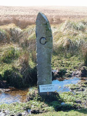 Brockabarrow Boundary Stone - Blisland Manor