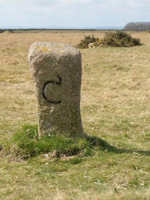 Manor Common Boundary Stone - Blisland Manor