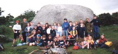 Jubilee Rock - famous local landmark.