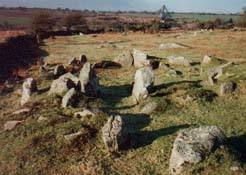 A typical hut circle.